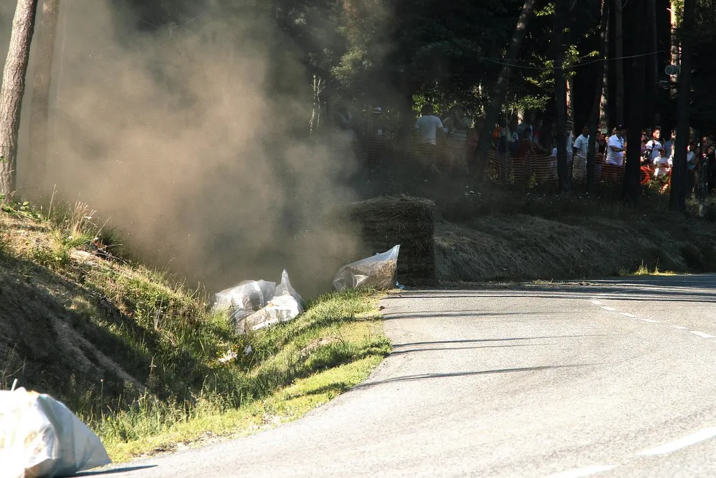 course de cote, sortie de route.