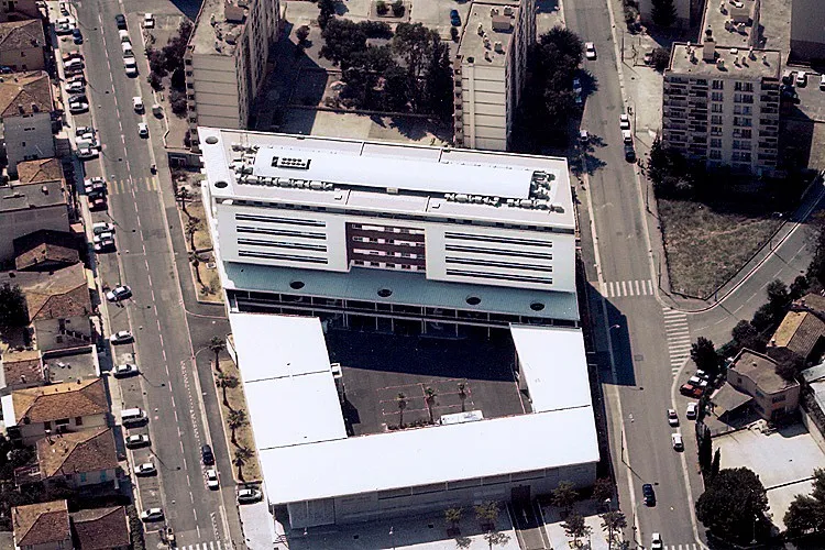 photo aerienne commissariat Marseille